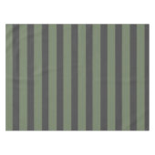Nappe Tic vert olive rayé moderne (Devant (Horizontal))
