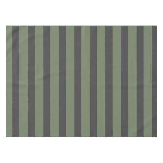 Nappe Tic vert olive rayé moderne (Devant (Horizontal))