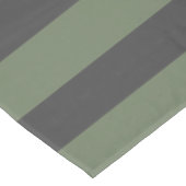 Nappe Tic vert olive rayé moderne (Angle)