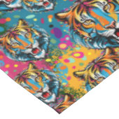 Nappe Tiger Head Rainbow colors paint stains (Angle)
