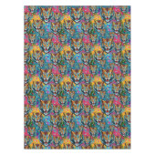 Nappe Tiger Head Rainbow colors paint stains (Devant)