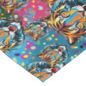Nappe Tiger Head Rainbow colors paint stains (Angle)