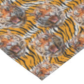 Nappe Tiger Tête Sur Tiger Skin Design Poster de animal (Angle)