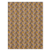 Nappe Tiger Tête Sur Tiger Skin Design Poster de animal (Devant)