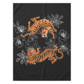 Nappe Tigers japonais style Art Arrière - plan noir (Devant)