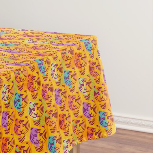 Nappe Tigre pattern on dark yellow (In Situ)