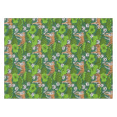 Nappe Tigres dans l'étang blanc de lotus (Devant (Horizontal))