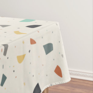 Nappe Tile Terrazzo Confetti Style Moderne Tons De Terre