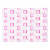 Nappe Timbre de la Saint-Valentin Neon Rose Amour Éterne (Devant (Horizontal))