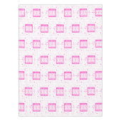 Nappe Timbre de la Saint-Valentin Neon Rose Amour Éterne (Devant)