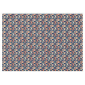 Nappe Timbres d'artiste rétro Halloween (Devant (Horizontal))