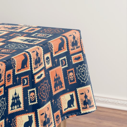Nappe Timbres d'artiste rétro Halloween (In Situ)