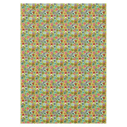 Nappe Timbres de Noël l Noël (Devant)