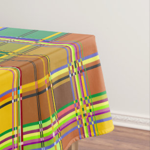 Nappe Tissu coloré des Caraïbes Madras Tartan