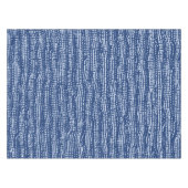 Nappe Tissu de boue rayures en bleu indigo (Devant (Horizontal))