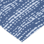 Nappe Tissu de boue rayures en bleu indigo (Angle)