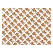 Nappe Tissu de la récolte d'automne Thanksgiving White T (Devant (Horizontal))