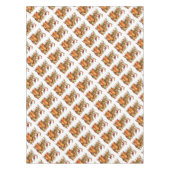 Nappe Tissu de la récolte d'automne Thanksgiving White T (Devant)