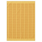 Nappe Tissu de table - Brown Feuilles Holly sur Orange (Devant)