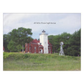 Nappe Tissu de table de 40 Mile Point Lighthouse (Devant (Horizontal))