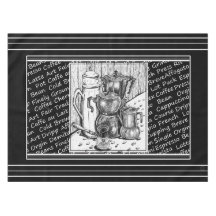 Tissu de table de café