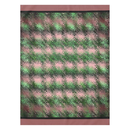 Nappe Tissu de table de campagne vert/rose 1 (Devant)