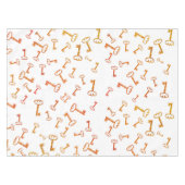 Nappe Tissu de table de clés d'or (Devant (Horizontal))