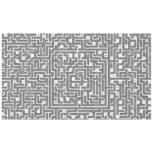 Nappe Tissu de table de Labyrinthe RPG (Devant (Horizontal))