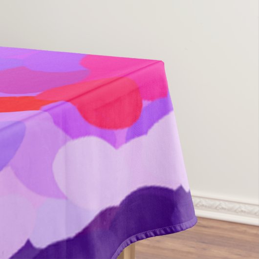 Nappe Tissu de table de teinture violet, rose et orange (In Situ)