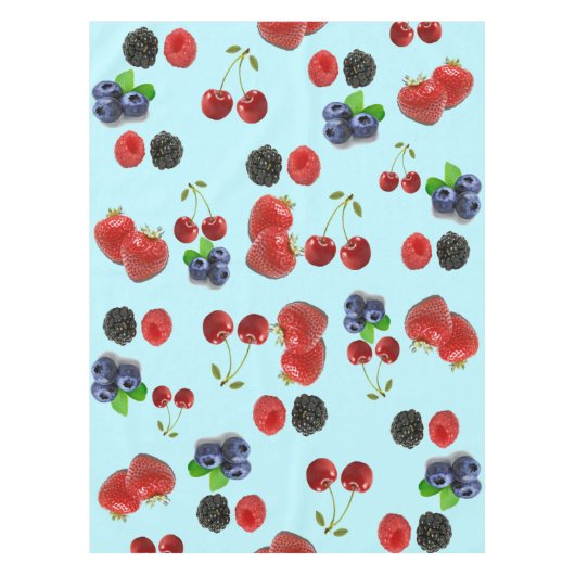 Nappe Tissu de table de texture Berry (Devant)