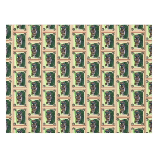 Nappe Tissu de table de tracteur rustique (Devant (Horizontal))