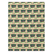 Nappe Tissu de table de tracteur rustique (Devant)