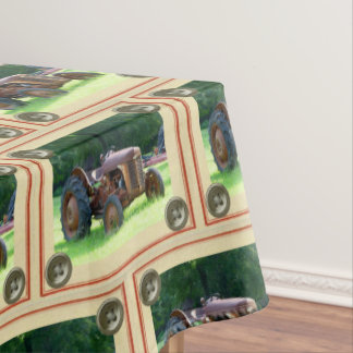 Nappe Tissu de table de tracteur rustique