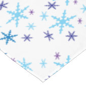 Nappe Tissu de table des flocons de neige (Angle)