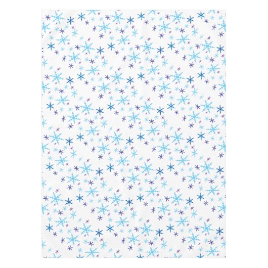 Nappe Tissu de table des flocons de neige (Devant)