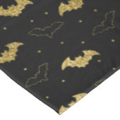 Nappe Tissu de table d'Halloween noir et or (Angle)