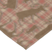 Nappe Tissu de table d'orignal brun rustique (Angle)