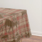 Nappe Tissu de table d'orignal brun rustique (In Situ)