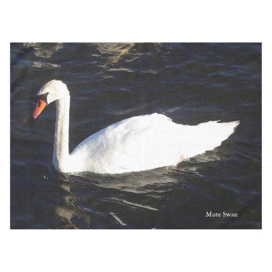 Nappe Tissu de table du cygne muet (Devant (Horizontal))
