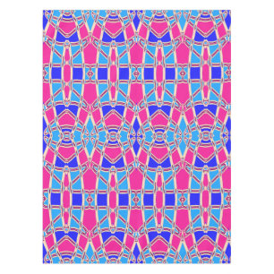 Nappe Tissu de table en coton, motif multicolore de 52 p