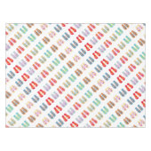 Nappe Tissu de table en tongs de plage d'été coloré (Devant (Horizontal))