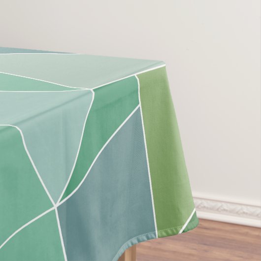 Nappe Tissu de table en verre de mer bleu et vert (In Situ)