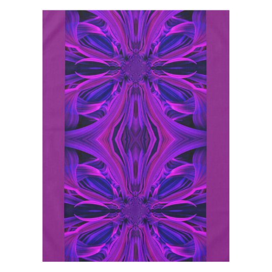 Nappe Tissu de table feuille violet (Devant)