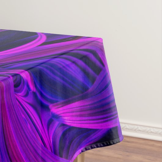 Nappe Tissu de table feuille violet (In Situ)