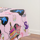 Nappe Tissu de table, Joyeux 2e anniversaire, #2e rose (In Situ)