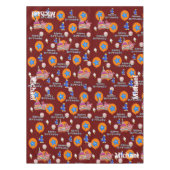 Nappe Tissu de table, Joyeux 4e anniversaire, #4 (Devant)