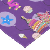 Nappe Tissu de table, Joyeux 5e anniversaire, #5 pourpre (Angle)