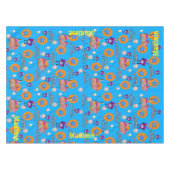 Nappe Tissu de table, Joyeux 6e anniversaire, #6 Jaune (Devant (Horizontal))