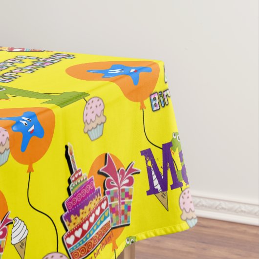 Nappe Tissu de table, Joyeux premier anniversaire, #1 Ja (In Situ)