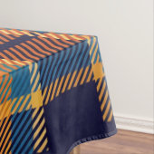 Nappe Tissu de table Marine Bleu Orange Plaid (In Situ)